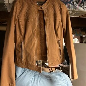 Cavalini Tan Quilted Jacket